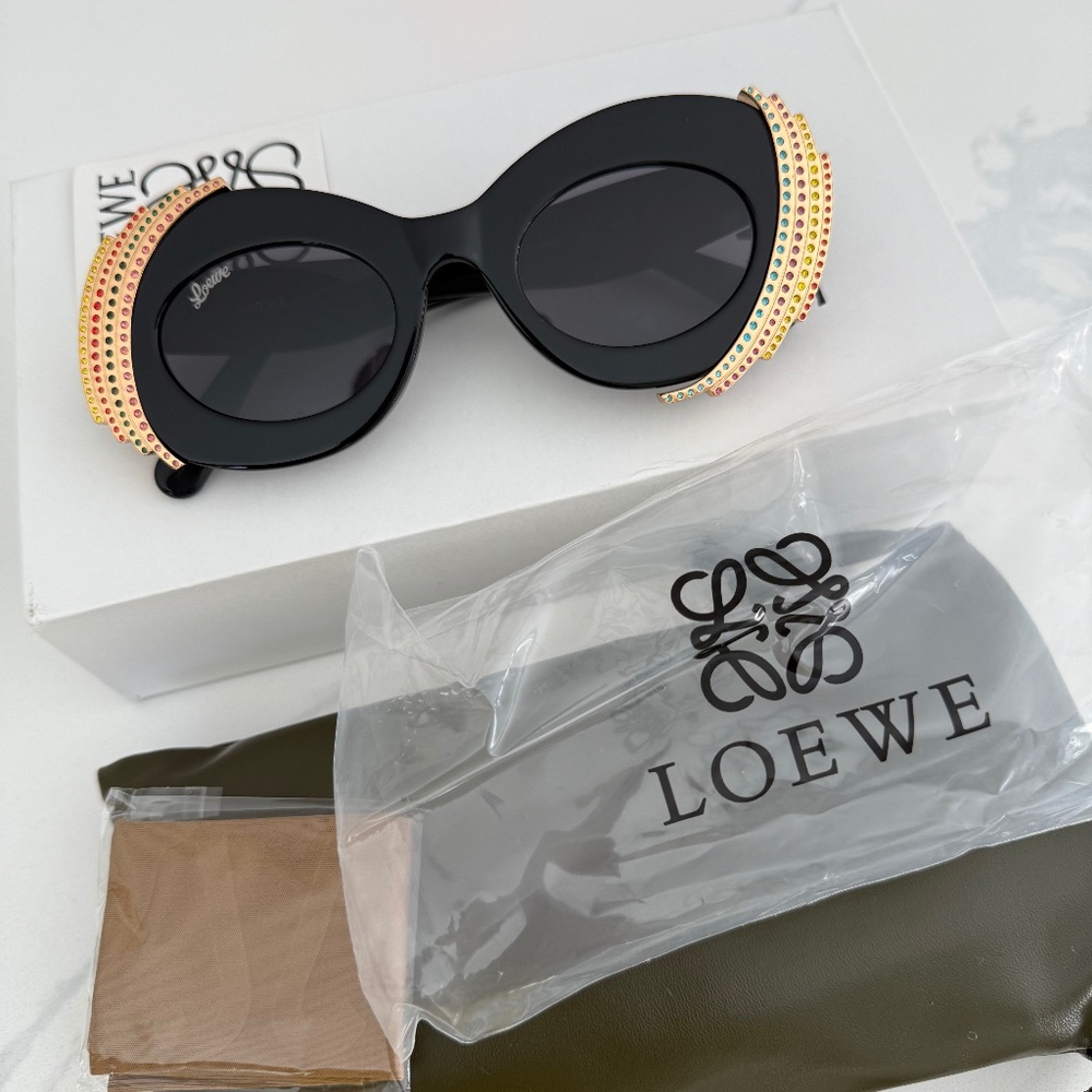 Loewe Pave Oval Sunglasses - BNWT